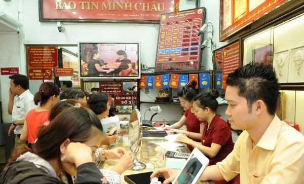 Hai thương hiệu vàng trong nước tăng giảm trái chiều nhau