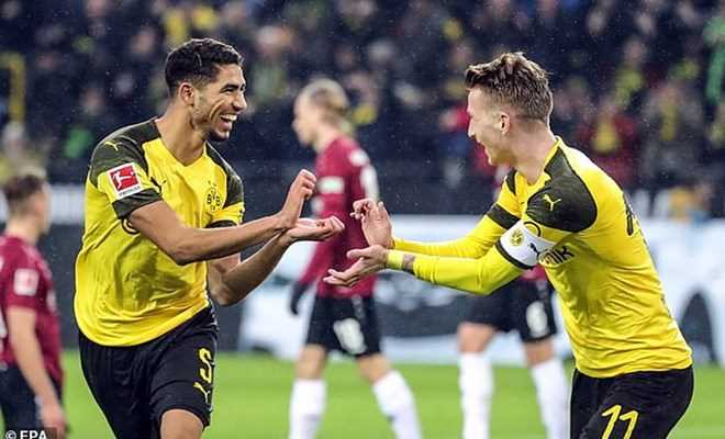 Dortmund bỏ xa Bayern đến 9 điểm sau màn 'hủy diệt' Hannover 96