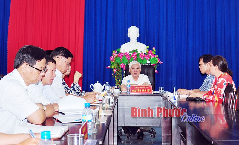 Đồng ch&iacute; B&iacute; thư Tỉnh ủy tiếp c&ocirc;ng d&acirc;n định kỳ