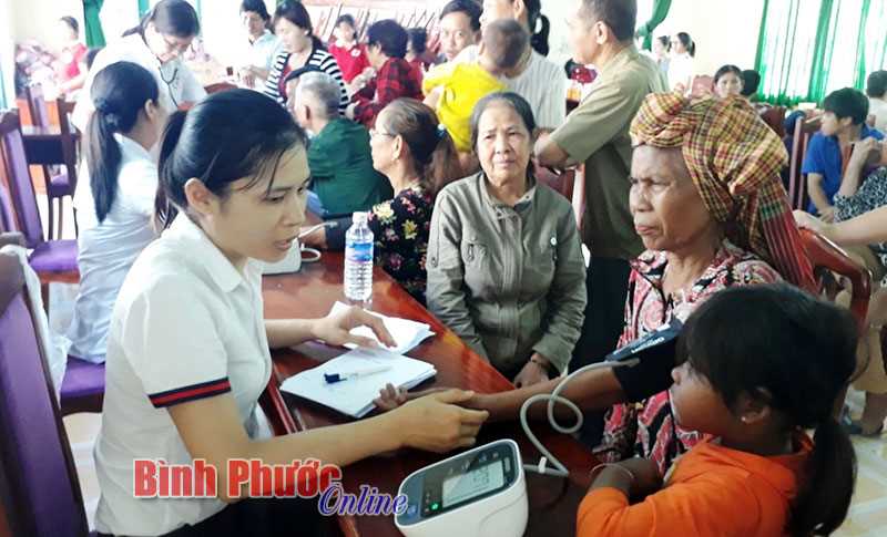 Khám bệnh, tặng quà tết trên 1.000 lượt người nghèo vùng biên