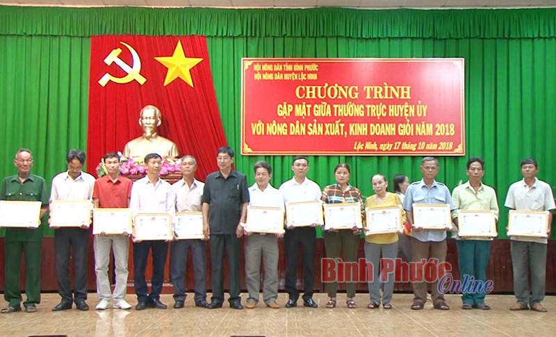 Lộc Ninh: Nhiều điển h&igrave;nh n&ocirc;ng d&acirc;n sản xuất, kinh doanh giỏi 