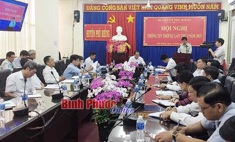 Huyện ủy Ph&uacute; Riềng th&ocirc;ng tin thời sự