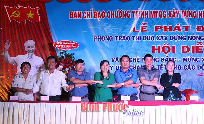 Phú Riềng phát động phong trào thi đua xây dựng NTM