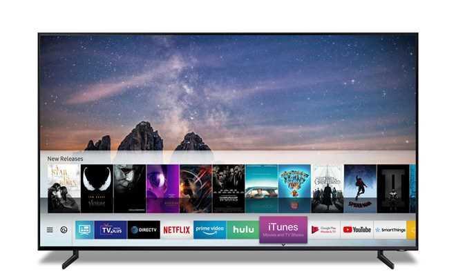 Apple đạt thỏa thuận đưa iTunes lên trên các tivi của Samsung