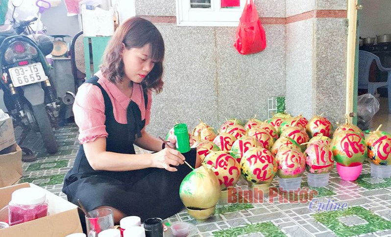 Trổ tài với hàng tết handmade