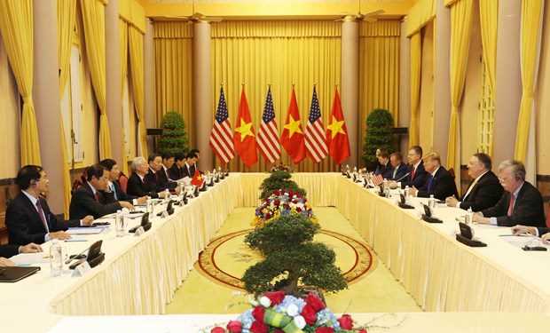 Tổng B&iacute; thư, Chủ tịch nước hội đ&agrave;m với Tổng thống Hoa Kỳ