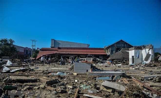 Thêm một trận động đất mạnh làm rung chuyển miền Trung Indonesia