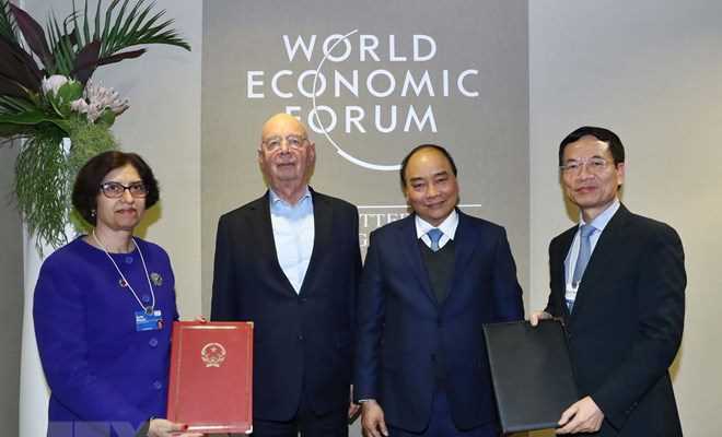 Thủ tướng tiếp x&uacute;c song phương b&ecirc;n lề Hội nghị WEF Davos 2019