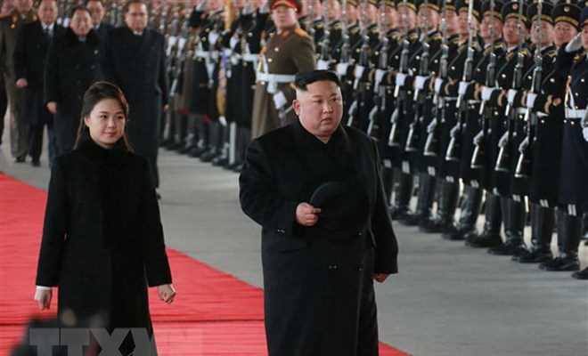 Tàu chở nhà lãnh đạo Triều Tiên rời Bắc Kinh về Bình Nhưỡng