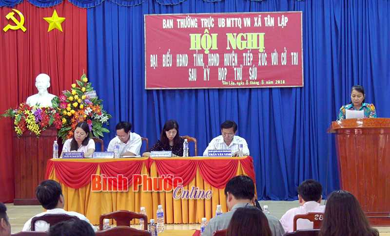 Đồng Ph&uacute; n&acirc;ng cao chất lượng tiếp x&uacute;c cử tri