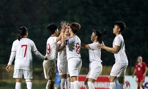 U19 nữ Việt Nam giành vé vào vòng chung kết U19 nữ châu Á 2019