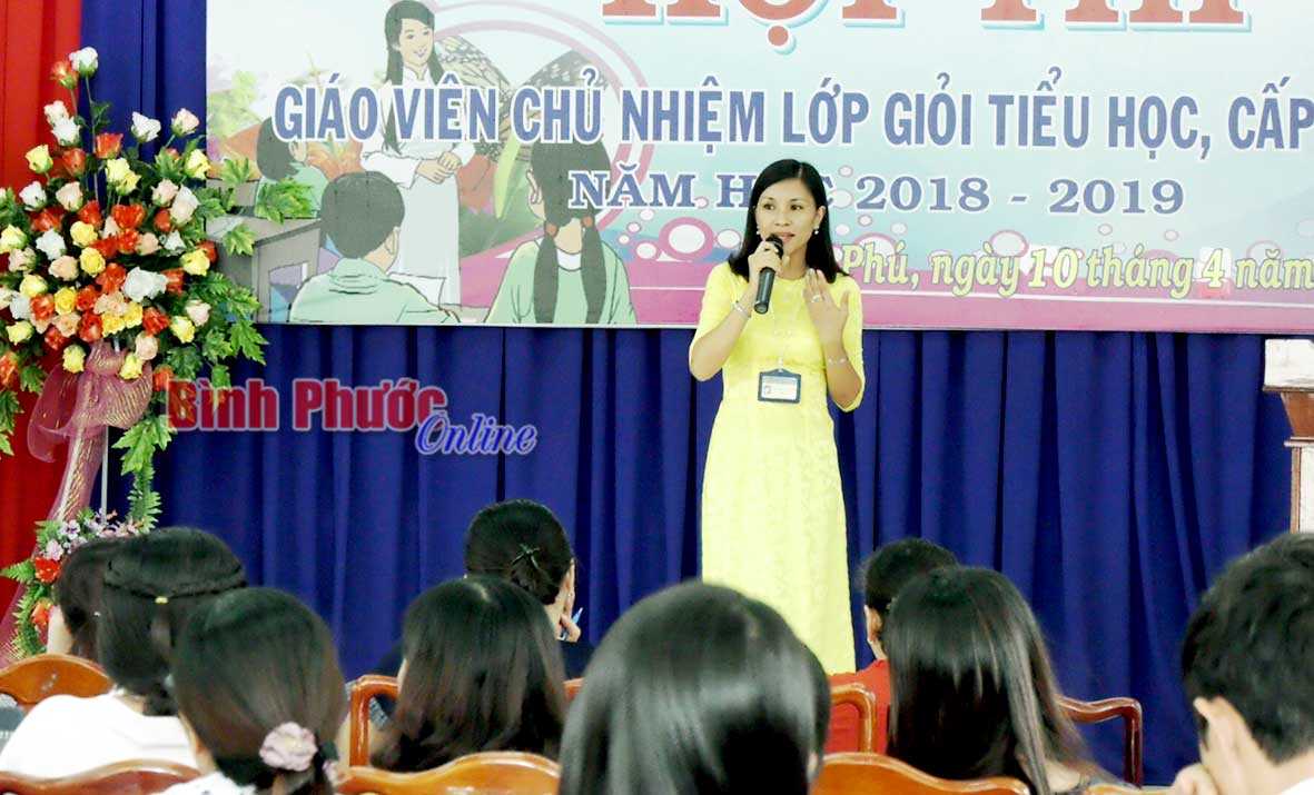 56 giáo viên thi chủ nhiệm giỏi cấp tiểu học