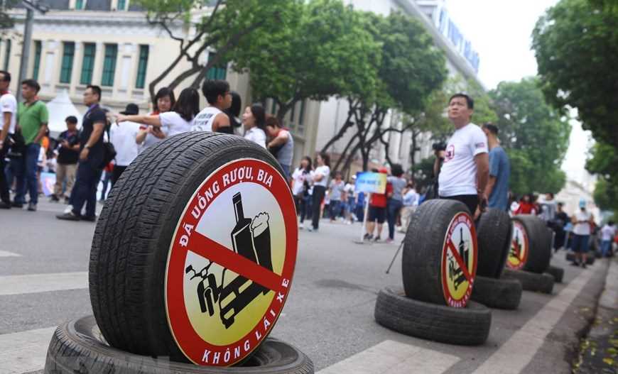 Hình ảnh lễ phát động kêu gọi hành động đã uống rượu bia-không lái xe