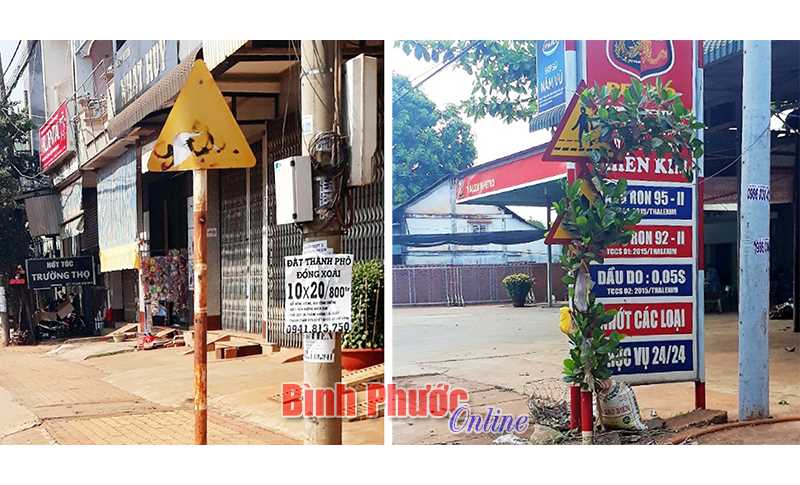 Có biển báo như không