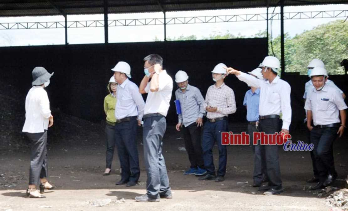 Tổng cục Môi trường kiểm tra công tác quản lý chất thải rắn tại Bình Phước