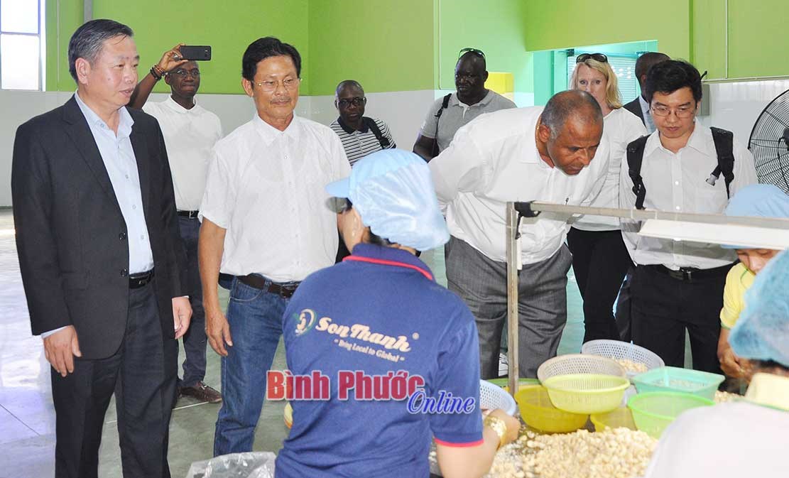 Đo&agrave;n cao cấp Cộng h&ograve;a Bờ Biển Ng&agrave; thăm, l&agrave;m việc tại B&igrave;nh Phước