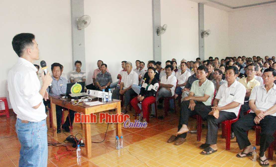 200 nông dân Phước Long dự hội thảo “Thực hành sản xuất tốt”