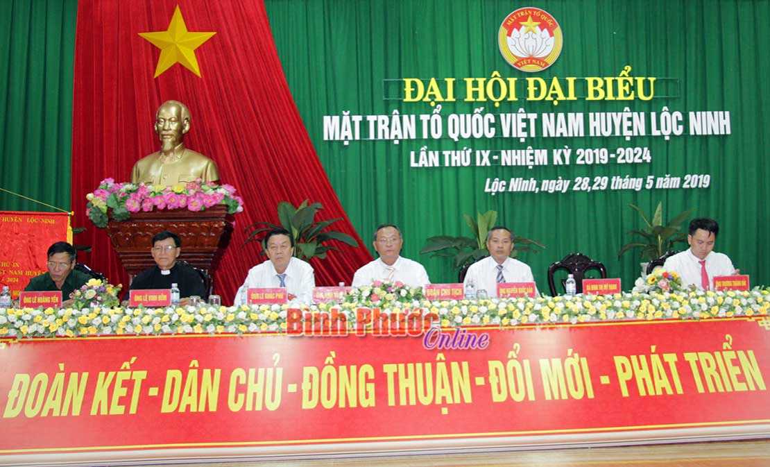 Khai mạc Đại hội đại biểu MTTQVN huyện Lộc Ninh