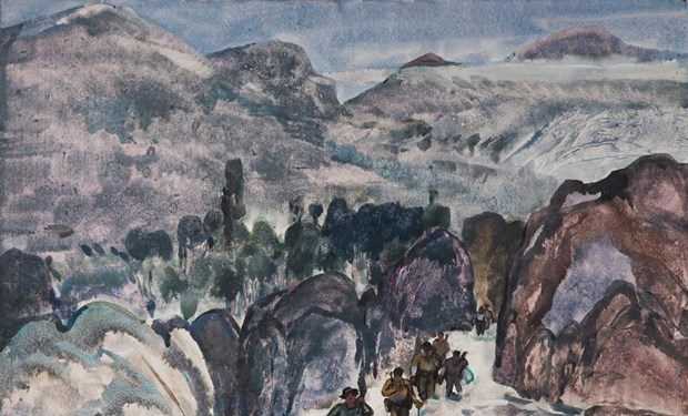 Khai mạc triển l&atilde;m nghệ thuật 'K&yacute; ức Đường Trường Sơn'