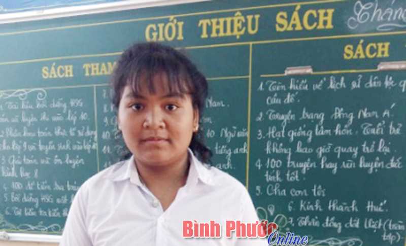Thạch Thị Tr&agrave; My vượt kh&oacute; học giỏi