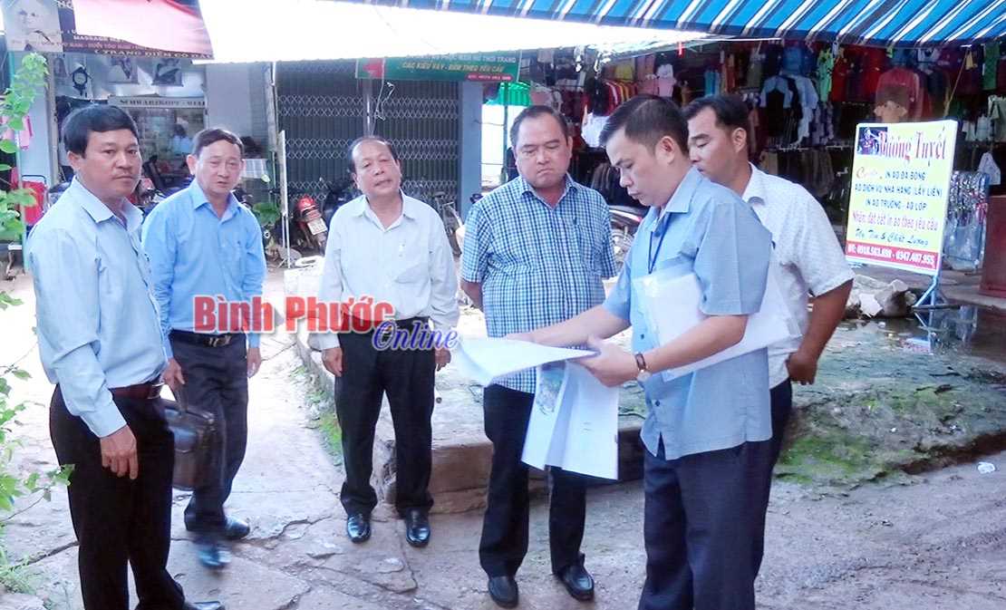 Khảo sát, xem xét quy hoạch nâng cấp, cải tạo chợ Bù Đăng