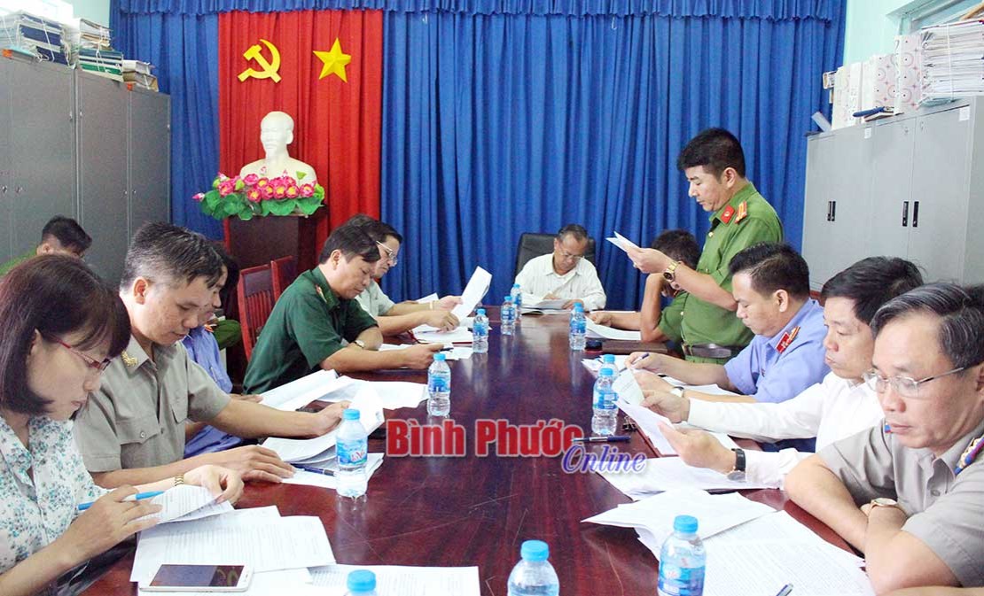 C&ocirc;ng an huyện Ph&uacute; Riềng tiếp nhận 133 tin tố gi&aacute;c