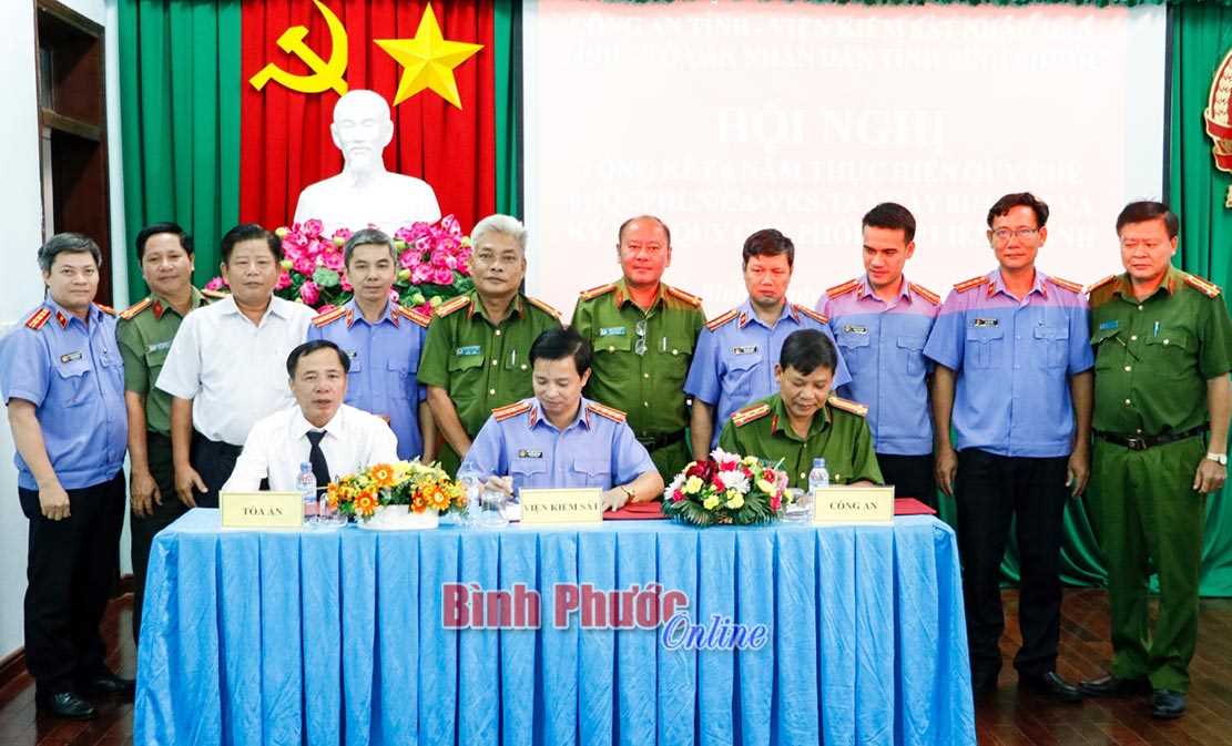 C&ocirc;ng an, Viện kiểm s&aacute;t, T&ograve;a &aacute;n nh&acirc;n d&acirc;n tỉnh: Tổng kết 6 năm phối hợp li&ecirc;n ng&agrave;nh
