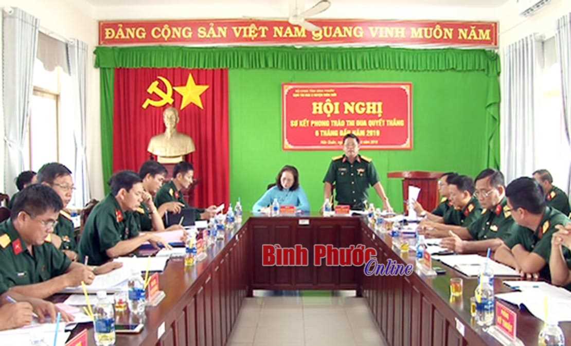 Cụm 5 huyện bi&ecirc;n giới sơ kết phong tr&agrave;o Thi đua quyết thắng