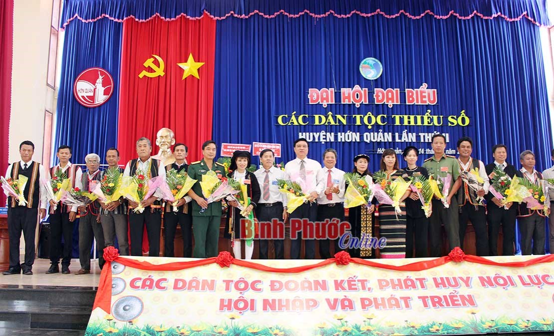 Đại hội đại biểu c&aacute;c d&acirc;n tộc thiểu số huyện Hớn Quản