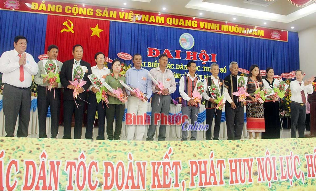 Đại hội đại biểu c&aacute;c d&acirc;n tộc thiểu số huyện Chơn Th&agrave;nh