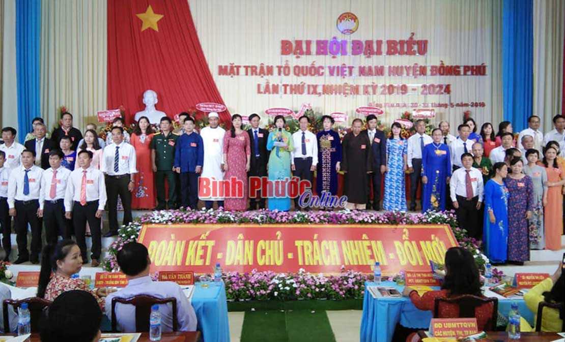 Đại hội MTTQVN huyện Đồng Ph&uacute;