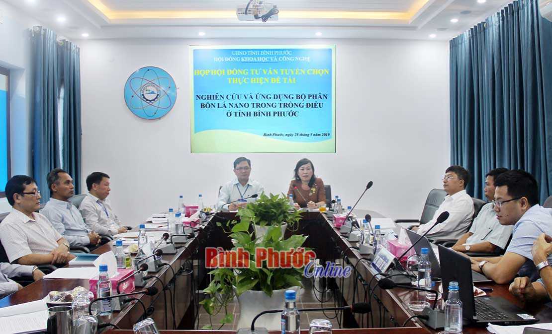 Thông qua đề tài bộ phân bón lá điều bằng công nghệ nano