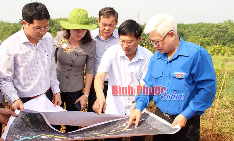 B&iacute; thư Tỉnh ủy Nguyễn Văn Lợi kiểm tra tiến độ một số dự &aacute;n trọng điểm