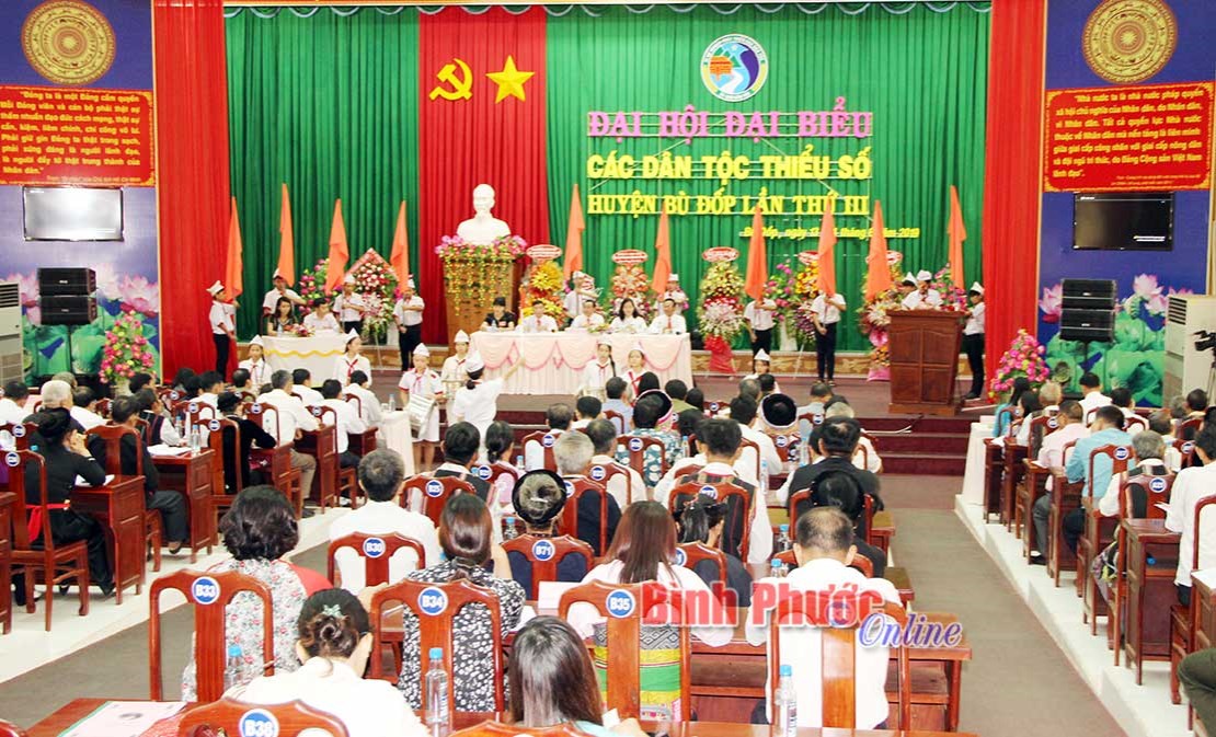 Đại hội đại biểu c&aacute;c d&acirc;n tộc thiểu số huyện B&ugrave; Đốp 
