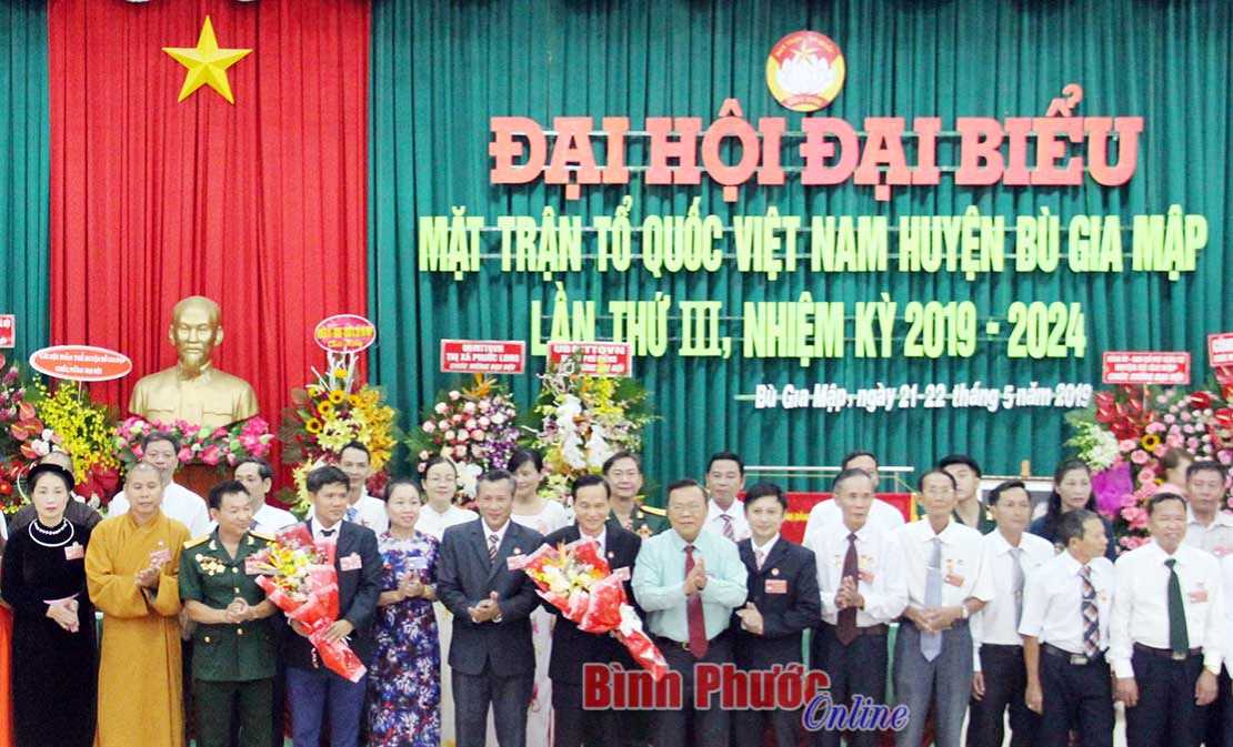 Đại hội lần III UBMTTQVN huyện B&ugrave; Gia Mập