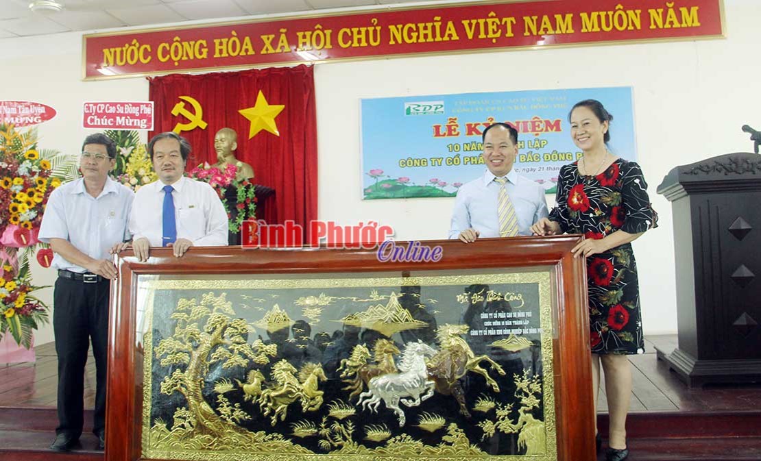 Kỷ niệm 10 năm thành lập Công ty cổ phần KCN Bắc Đồng Phú