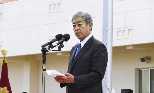 Bộ trưởng Nhật Bản thăm căn cứ mới của GSDF trên đảo Miyako