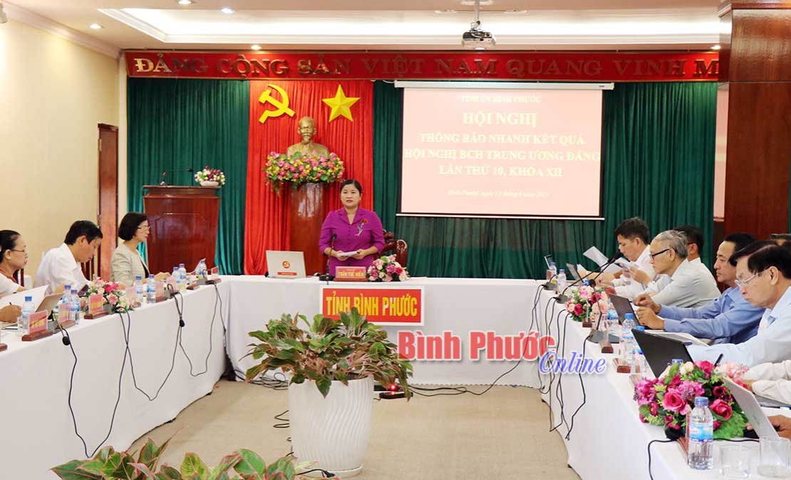 Th&ocirc;ng b&aacute;o nhanh kết quả Hội nghị Trung ương 10