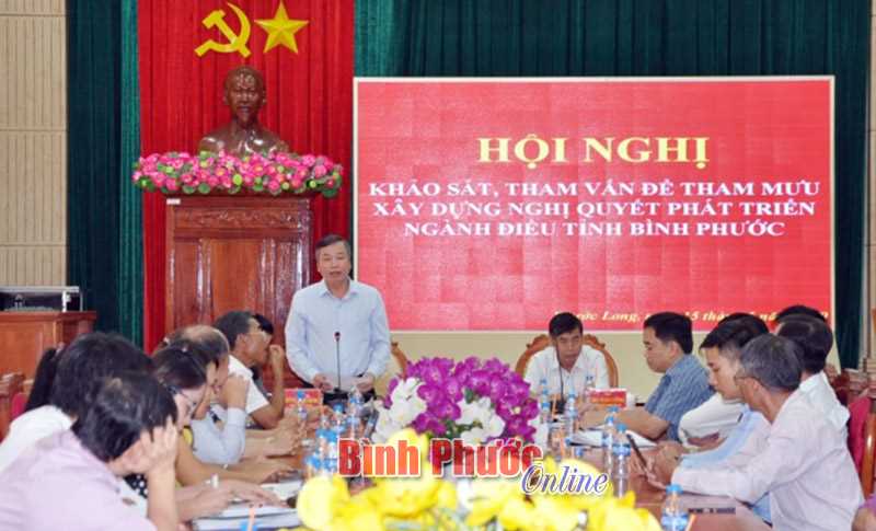 Tháo gỡ khó khăn cho doanh nghiệp điều Phước Long