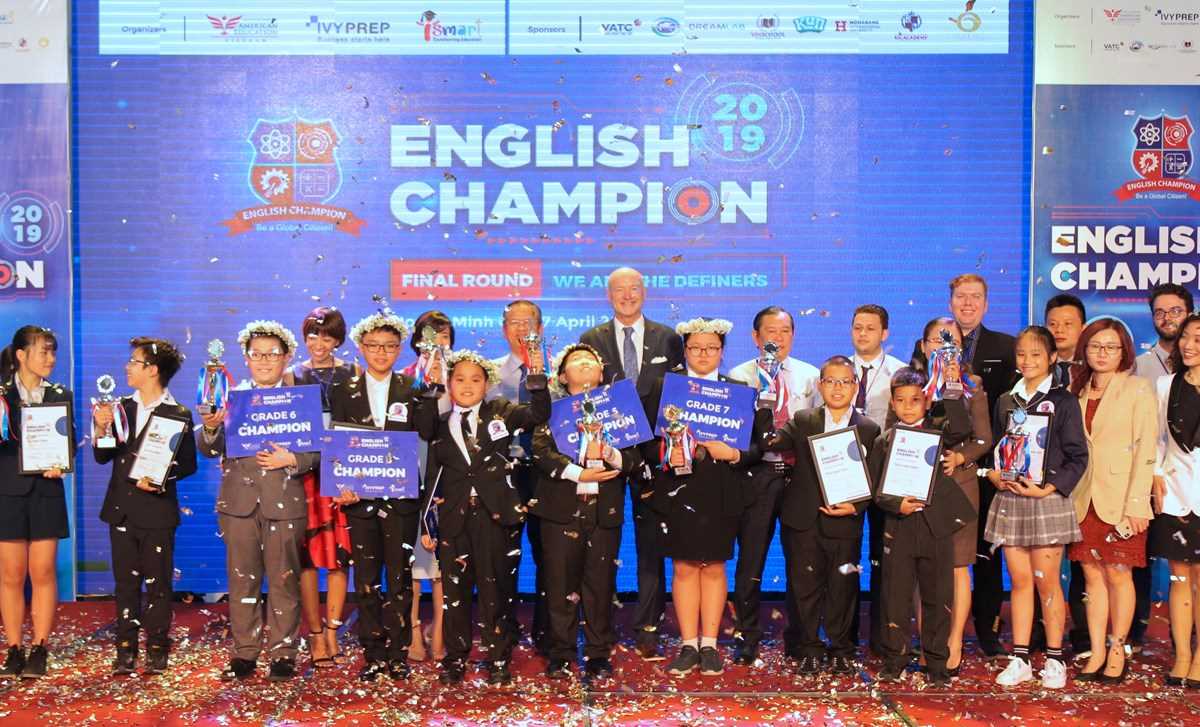 Lộ diện 5 học sinh xuất sắc nhất cuộc thi English Champion 2019
