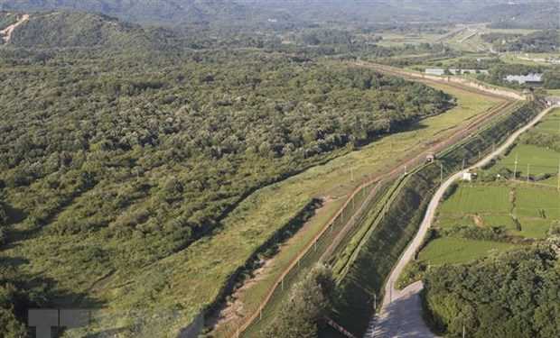 Tổng thống Mỹ, Hàn Quốc ủng hộ cuộc gặp thượng đỉnh Mỹ-Triều ở DMZ