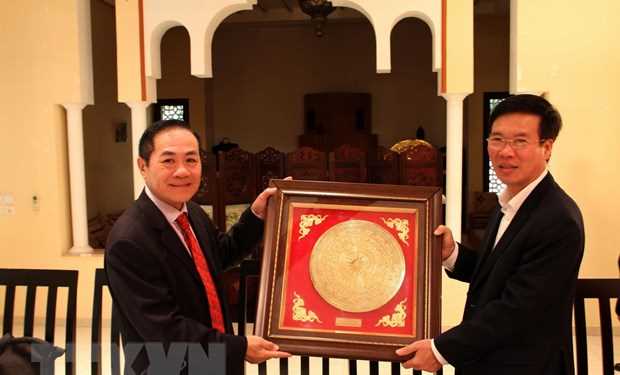 Trưởng ban Tuy&ecirc;n gi&aacute;o Trung ương V&otilde; Văn Thưởng thăm Maroc