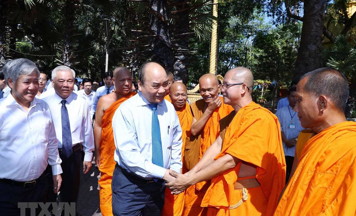 Thủ tướng: Chư tăng, phật tử Nam t&ocirc;ng Khmer g&oacute;p phần x&acirc;y dựng đất nước