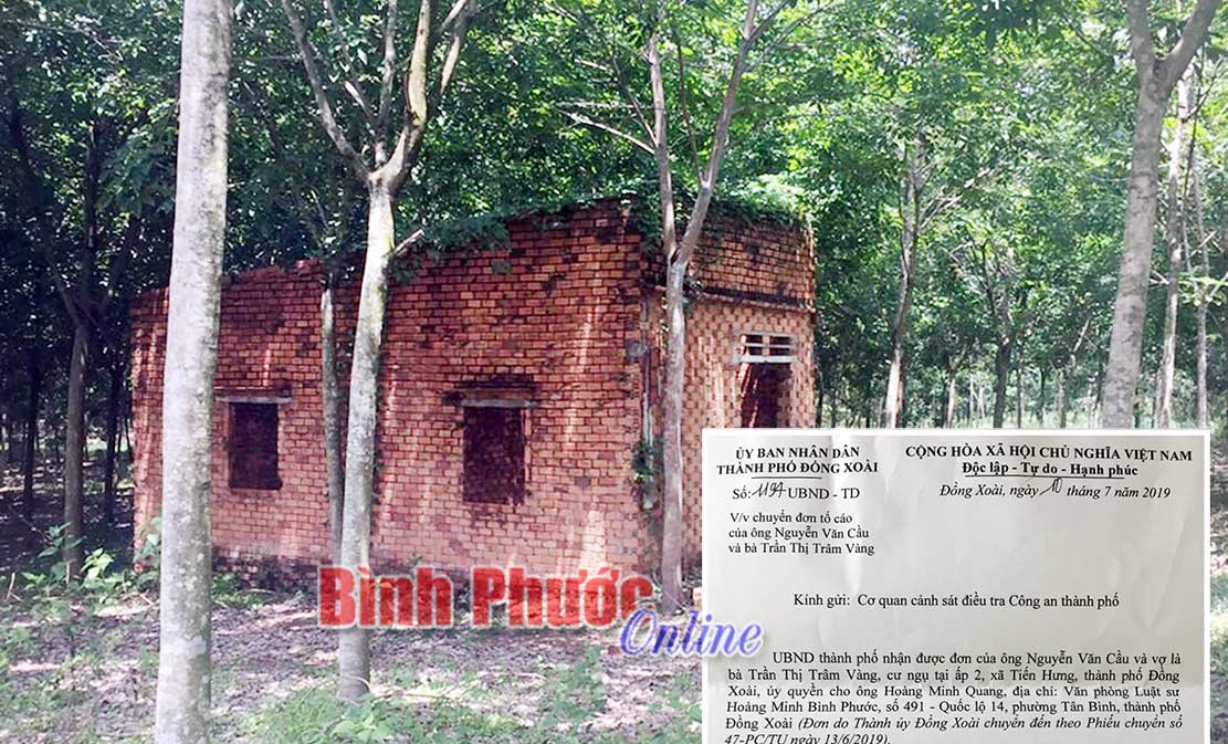 UBND th&agrave;nh phố Đồng Xo&agrave;i chỉ đạo c&ocirc;ng an v&agrave;o cuộc vụ &ocirc;ng Nguyễn Văn Cầu