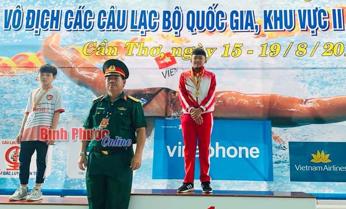 Bình Phước đoạt 11 huy chương giải bơi, lặn vô địch các CLB quốc gia khu vực II