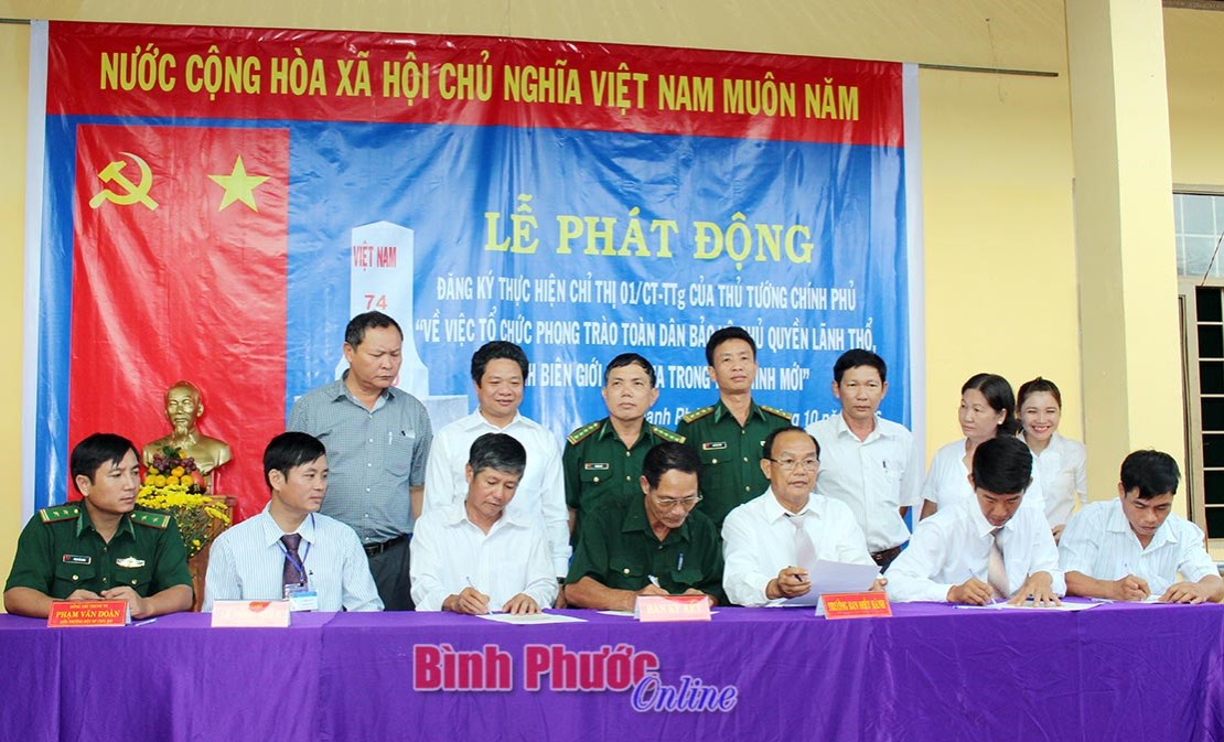 Lộc Thạnh huy động sức dân bảo vệ an ninh biên giới