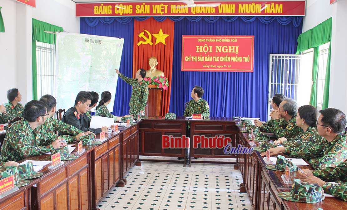 Đồng Xo&agrave;i chuẩn bị tốt diễn tập khu vực ph&ograve;ng thủ năm 2019