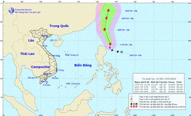 Khả năng hình thành áp thấp nhiệt đới hoặc bão trên Biển Đông