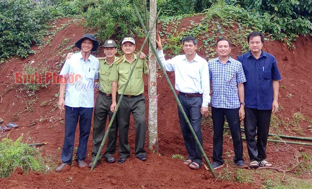 Trồng 1.900 cây lâm nghiệp tại Khu bảo tồn sóc Bom Bo