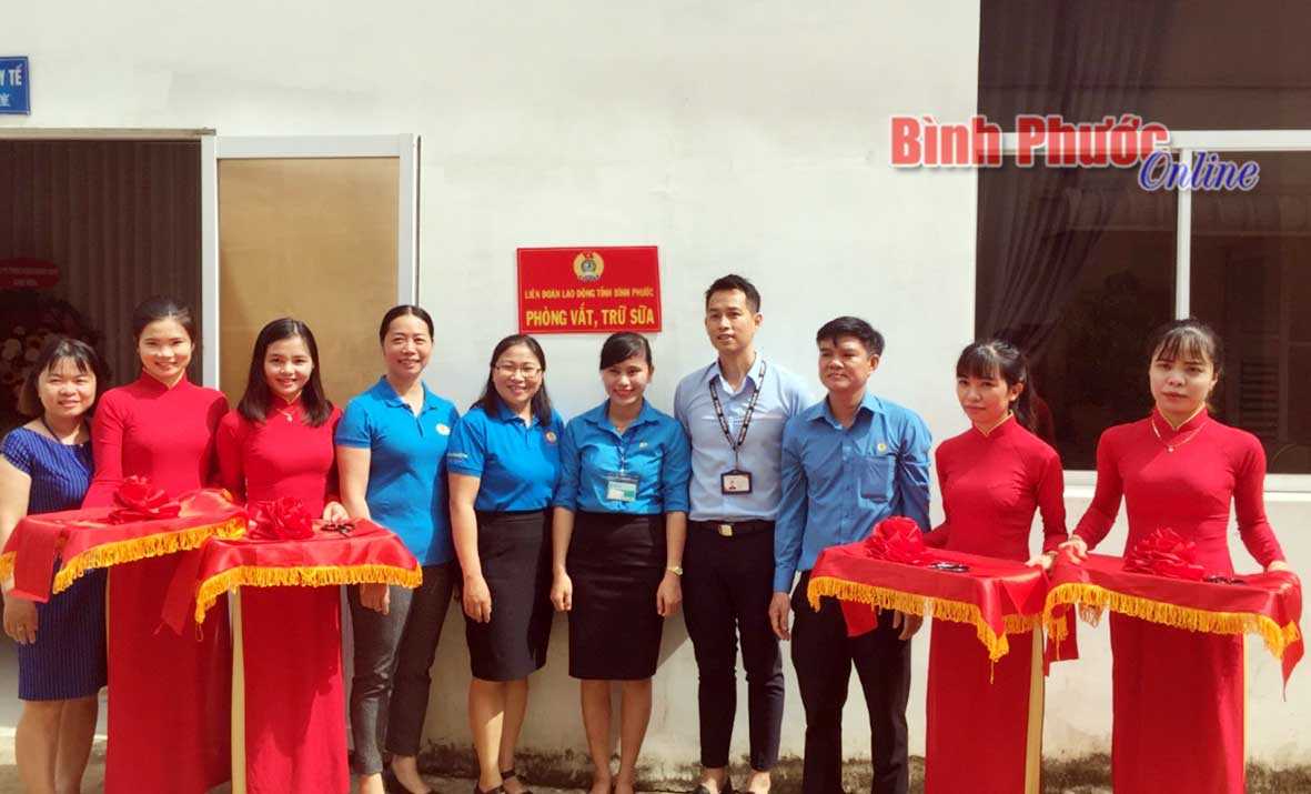 Khánh thành phòng vắt, trữ sữa mẹ tại Công ty TNHH SXGD Grand Gain